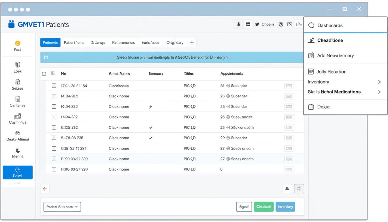 découvrez gmvet1, le logiciel de gestion vétérinaire qui vous permet d'économiser du temps et de l'argent. simplifiez la gestion de votre cabinet vétérinaire avec des outils efficaces et adaptés à vos besoins. optimisez votre organisation et concentrez-vous sur le bien-être de vos patients.