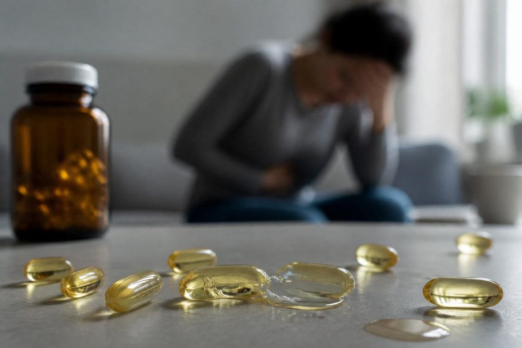 découvrez les dangers potentiels des gélules d'oméga-3 et les effets secondaires importants à connaître pour une utilisation sécurisée.